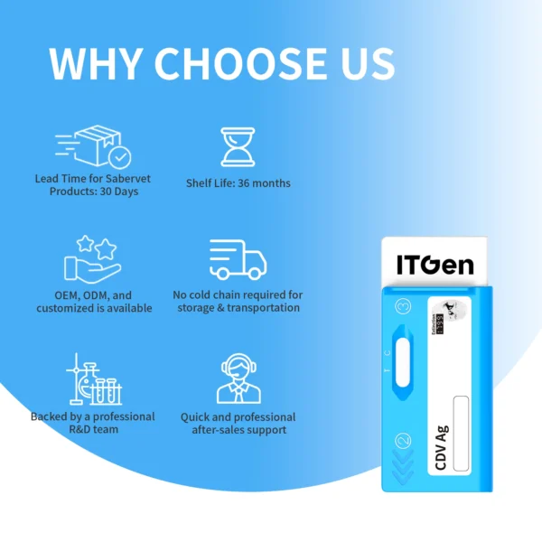 ITGen Canine Distemper Virus Antigen Rapid Test - Imagen 2