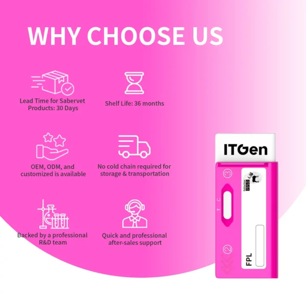 ITGen Feline Pancreatic Lipase Rapid Test - Imagen 2